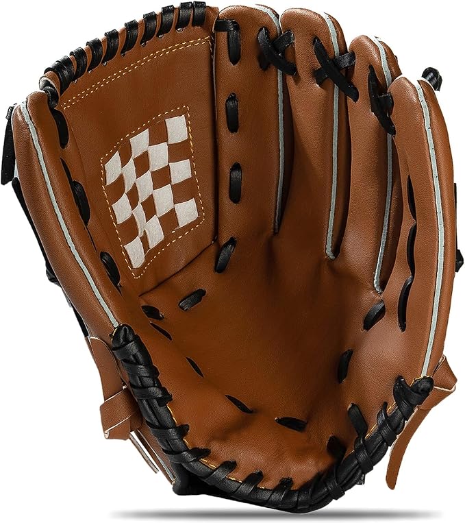 KRTOYUST® | Baseball Glove | Performance Composite Leather Baseball Mitts for Adult Youth | Baseball Softball Outfield Infield Mitts
