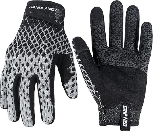 HANDLANDY Baseball Batting Gloves for Adult Youth, Grip Breathable Softball Batting Gloves Fit Men Kids Boys Girls