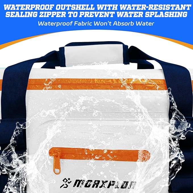 Waterproof Shell 24 cans Paddle Board Cooler Bag, Sup Deck,Kayak Cooler Bag Accessories