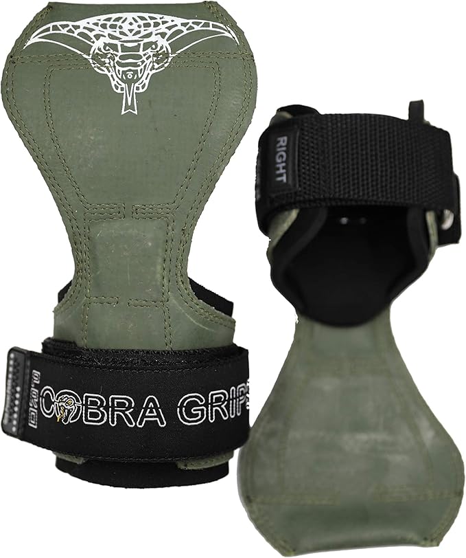 Cobra Grips PRO Weight Lifting Gloves Heavy Duty Straps Alternative Power Lifting Hooks for Deadlifts Adjustable Neoprene Padded Wrist Support Bodybuilding