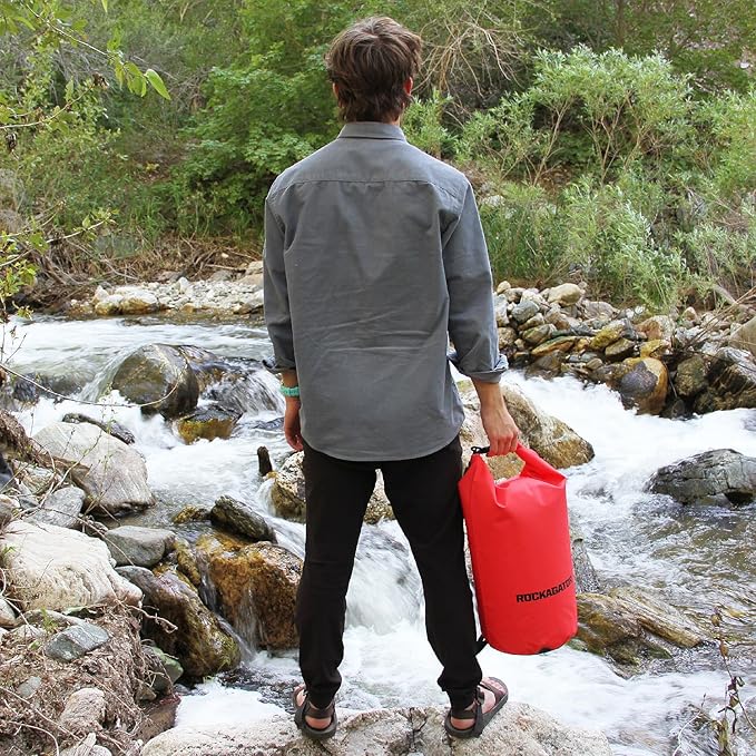 Waterproof Dry Bags 100% Water Proof Dry Bag with Detachable Shoulder Strap | Can Be Submersed in Water and Will Keep Your Gear Dry on the River, Lake, Raft, Kayak (10L, 20L, 30L, 50L)