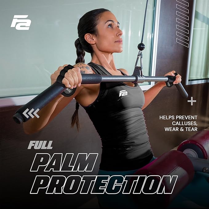 Fit Active Sports Workout Gloves for Gym - Durable Gym Grips, & Grip Pads - Rubber Padding to Avoid Calluses - Suits Men & Women