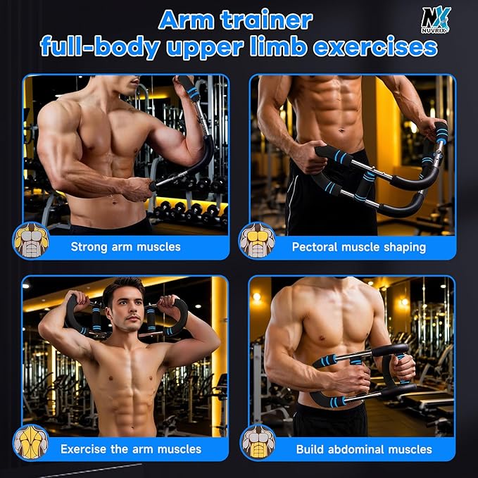 Twister Arm Trainer, Adjustable 60-100lb Chest Workout Equipment for Men & Women,Muscle Builder & Strength Training for Arms, Chest and Shoulder Muscle Strength Exerciser Training. Arm Strengthener.