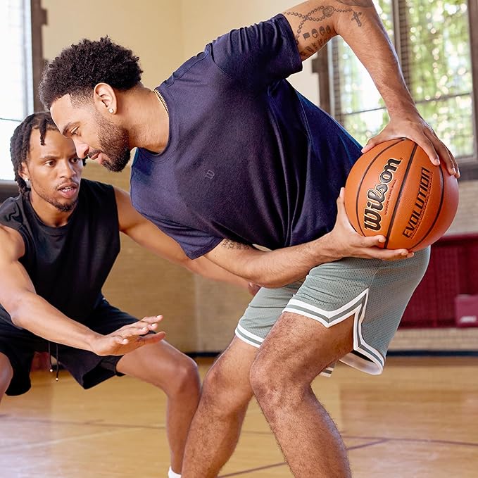 WILSON Evolution Indoor Game Basketballs - Size 5, Size 6 and Size 7