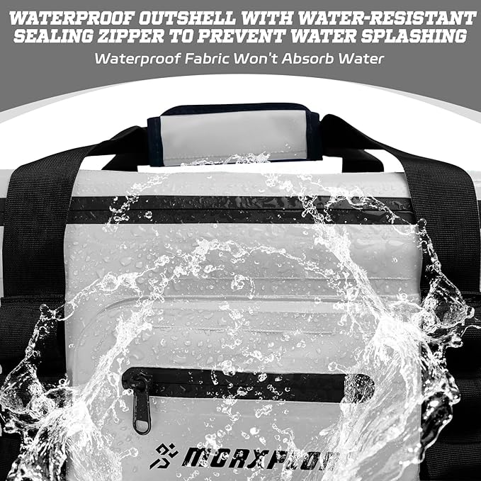 Waterproof Shell 24 cans Paddle Board Cooler Bag, Sup Deck,Kayak Cooler Bag Accessories