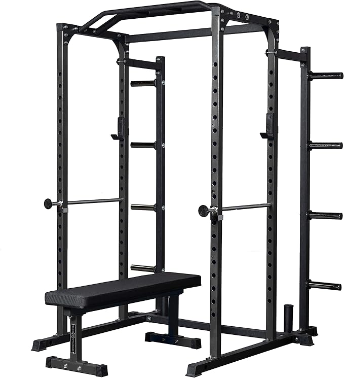 REP Fitness PR-1100 Power Rack - 700 lbs Rated Lifting Cage for Weight Training
