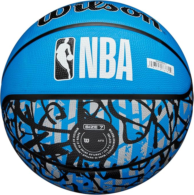 WILSON NBA Team Graffiti Basketballs - Size 7-29.5"