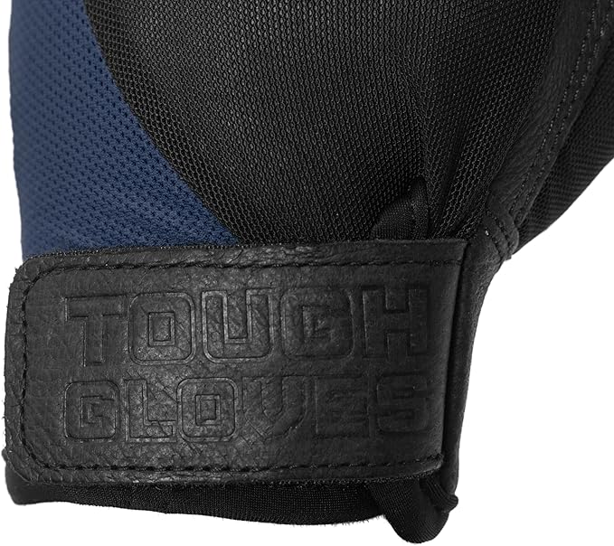 Superset Leather Workout Gloves for Weight-Lifting (Padded) Perfect for Gym Training (Breathable) Black /Size : 7 Mens XS Womens M