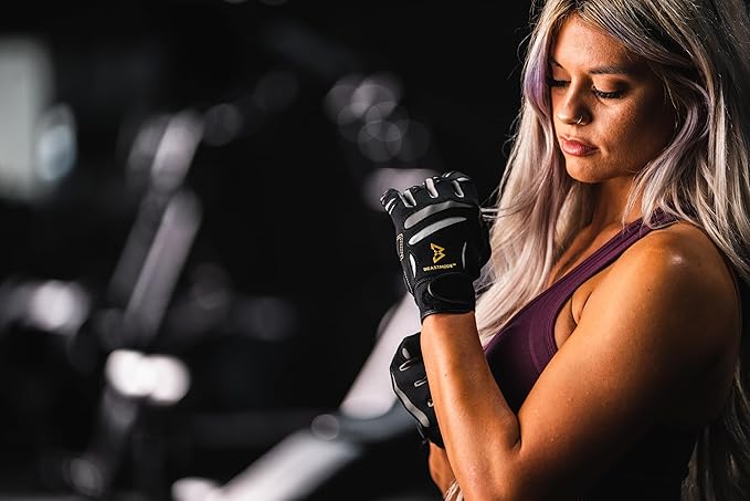 Bionic Women's Beastmode Full Finger Gym Workout Gloves