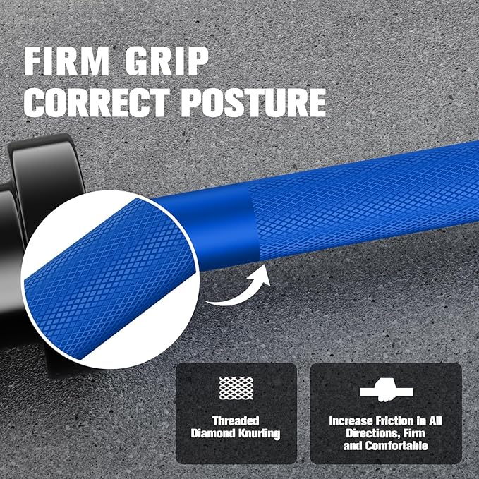 RitFit Barbell Weight Set - 4/6FT Olympic Barbell with Weight Plates (55-275LB Total) - Weightlifting Equipment for Squats, Curls, Deadlifts, Presses, Hip Thrusts