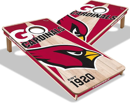 YouTheFan NFL 2’ x 4’ Professional Wood Cornhole Game