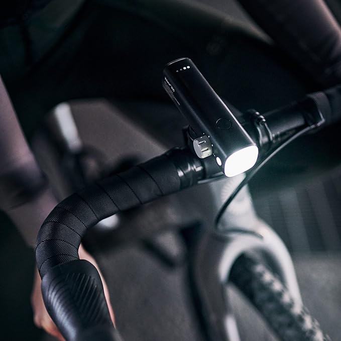 Bookman Volume 800 Rechargeable Bicycle Front Light with Replaceable Battery
