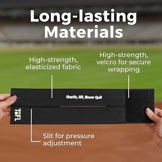 TOFL Baseball Glove Wrap | Premium Elastic Band for Perfect Glove Shape, Break-in & Maintenance | Shape Locker for Men’s & Women’s Softball, Adult & Youth Baseball Mitts, Fits Big & Small Sizes