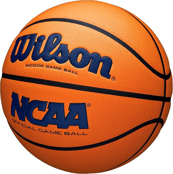 WILSON NCAA Evo NXT Official Indoor Game Basketballs - Sizes 6 and 7