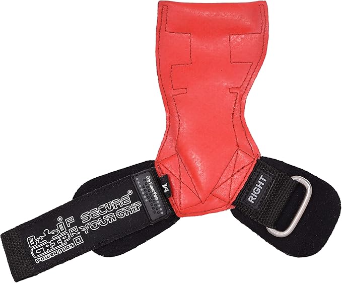 Lifting Grips PRO Weight Gloves Heavy Duty Barbell Gymnastics Straps Alternative to Power Hooks Deadlifts Adjustable Neoprene Padded Wrist Wrap