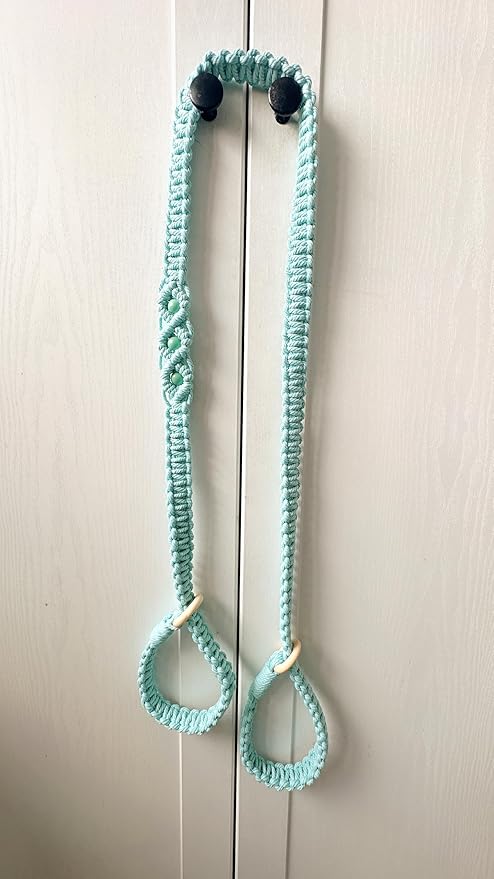 kiido Macrame Yoga Mat Carrying Strap [MAT NOT Included], Hand Woven Multi-Purpose Strap/Carrier