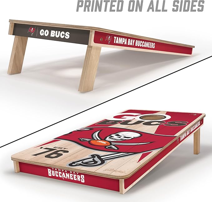 YouTheFan NFL 2’ x 4’ Professional Wood Cornhole Game