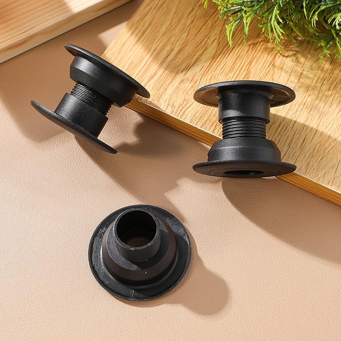 Kisangel 10Pcs Table Foosball Bushings Rods, Football Table Machine Bearings Foosball Bearing Rods Washer Pads for Replacement Parts