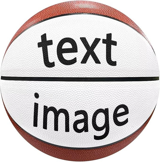 Personalized Basketball Leather Basketball Custom Basketball with Your Personalized Pictures Text Sports Equipment