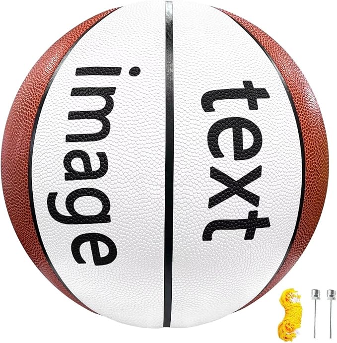 Personalized Basketball Leather Basketball Custom Basketball with Your Personalized Pictures Text Sports Equipment