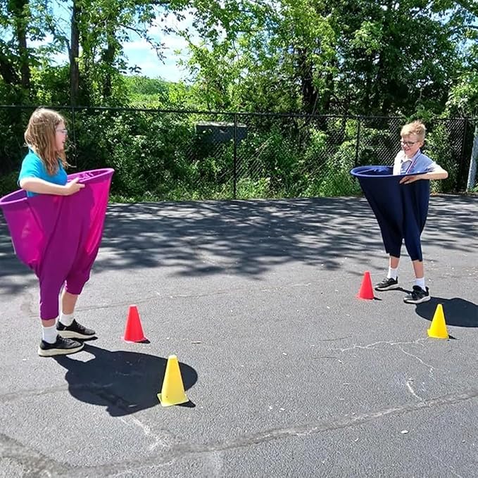 Granny Pants Yard Game Set-Granny Pants Party Rush! Granny Pants Outdoor Game with Bouncy Balls Air Pumps,The Ultimate Backyard Party Games! Team Relay Family Reunion Field Games Set