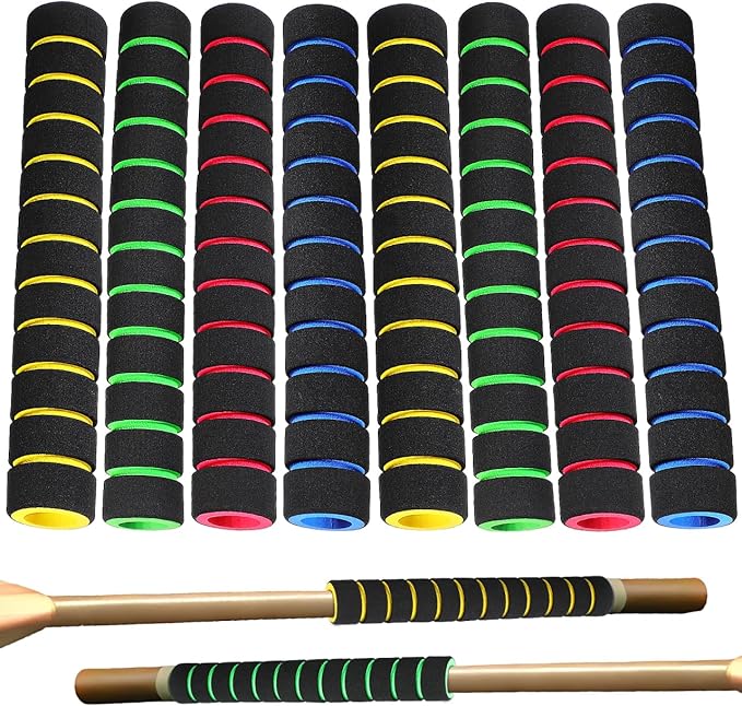 4 Pairs Kayak Paddle Grips Soft Sponge Kayak Paddle Wraps No-Slip Grip Kayaking Accessories for Prevention Calluses Prevent