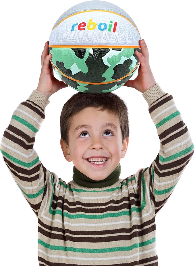 Premium Rubber/Leather Basketball - Kids & Youth, Size 3/4/5/6/7