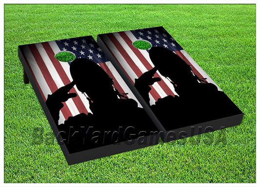 American Flag Series - Premium Cornhole Boards - Includes 2 Regulation Size 4' x 2' Cornhole Boards, and a Set of 8 Double Stitched Cornhole Bags