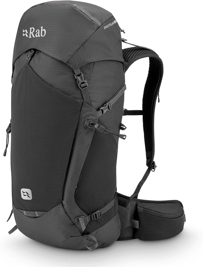 Rab Protium Lightweight Backpack - Comfortable Daypack for Hiking & Trekking - Anthracite - 35-Liter (Back Length - Medium/Large)
