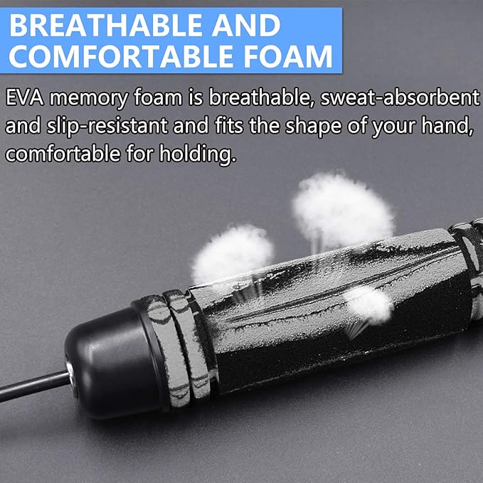 Speed Jump Rope Skipping - Blazing Fast Jumping Ropes - Endurance Workout for Boxing, MMA, Workout Equipment Martial Arts or Just Staying Fit Adjustable for Men, Women and Children