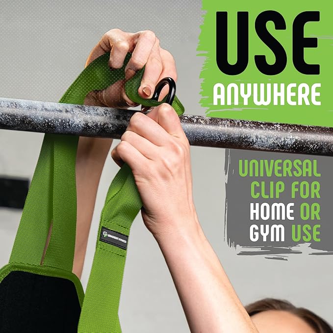 Gradient Fitness Hanging Ab Straps (2 pack), Pull Up Straps, Ab Destroyer, Ab Straps for Pull Up Bar, Ab Sling Straps, Workout Straps…