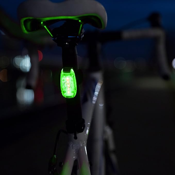 LED Safety Light 2 Pack - Nighttime Visibility for Runners, Cyclists, Walkers, Joggers, Kids, Dogs, Relays & More - Clip to Clothes Strap to Wrist, Ankle, Bike, Collar, or Just About Anywhere!