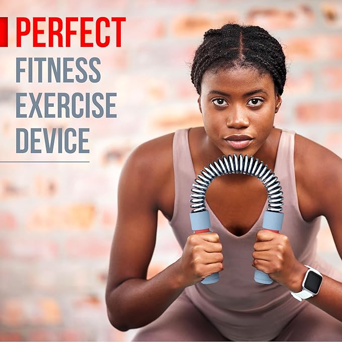 Zenooze's Power Twister Flex Bar, The Ultimate Upper Body Exercise Equipment for Strengthening Your Chest Workout, Shoulders,Biceps, Arms, Forearm Strengthener, Resorte para Hacer Ejercicio