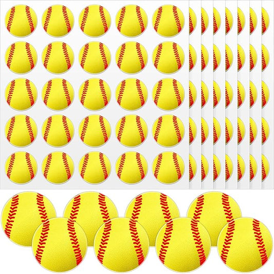 Jecery 200 Pcs Baseball Softball Helmet Decals Vinyl Sports Softball Stickers Self Adhesive Helmet Stickers Decals Baseball Accessories for Batting(Simple Style)