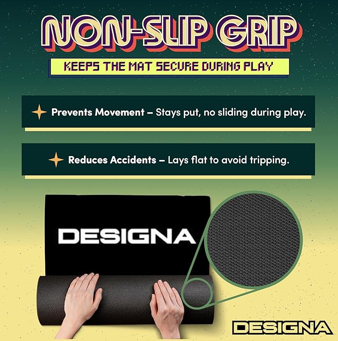 | Non-Slip Carpet Dart Mat with Double Top Design & Throw Lines | 290cm x 60cm