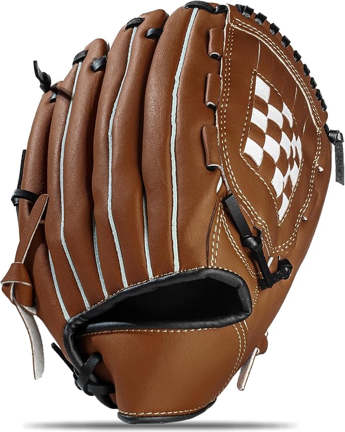 KRTOYUST® | Baseball Glove | Performance Composite Leather Baseball Mitts for Adult Youth | Baseball Softball Outfield Infield Mitts