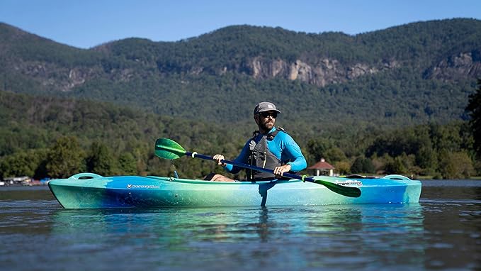 Perception Joyride 10 - Sit Inside Kayak for Adults and Kids - Recreational and Multi-Water Kayak with Selfie Slot - 10'