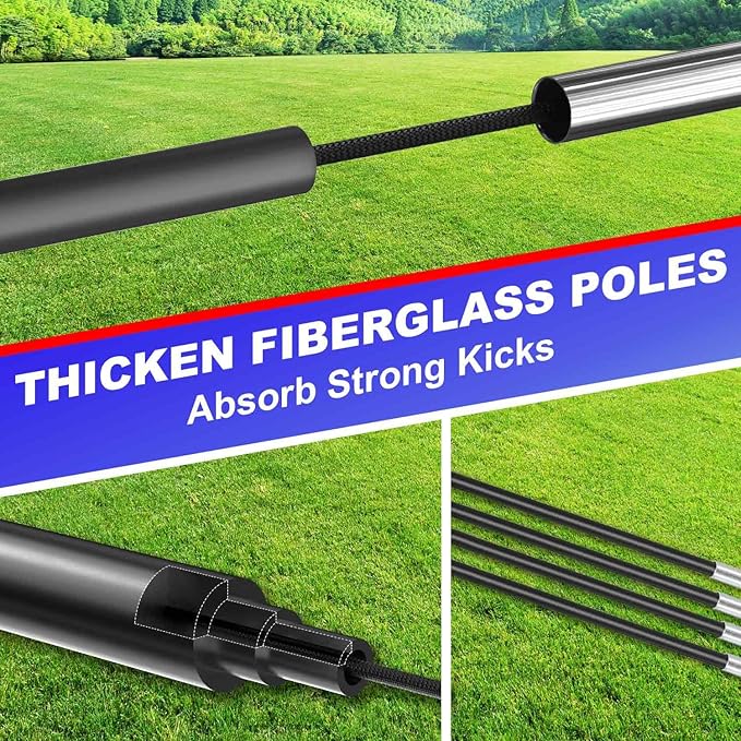Soccer Goal, Portable Soccer Goals for Backyard, Pop Up Soccer Goal, Soccer Net for Indoor or Outdoor Practice and Training
