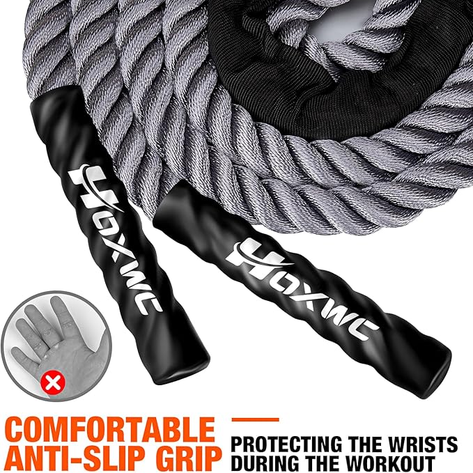 Jump Rope, Weighted Jump Rope for Fitness, Heavy Skipping Ropes for Men Women Kids, Home Gym Workout Equipment Set, Suitable for Boxing, Cardio, Training Muscles, Full Body Exercise Weight Loss at Home