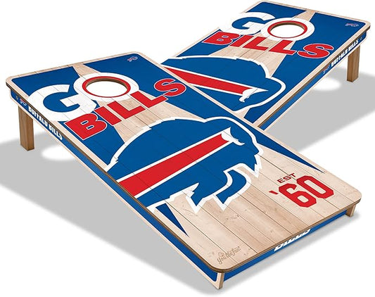 YouTheFan NFL 2’ x 4’ Professional Wood Cornhole Game