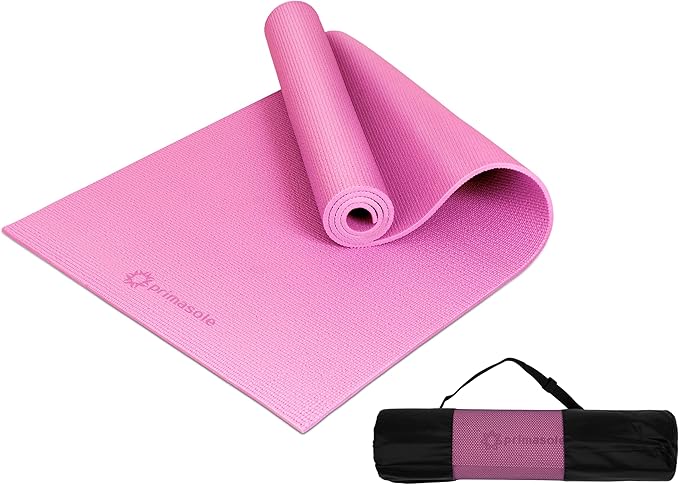 Yoga Mat with Carry Strap for Yoga Pilates Fitness and Floor Workout at Home and Gym Non-slip 9 colors