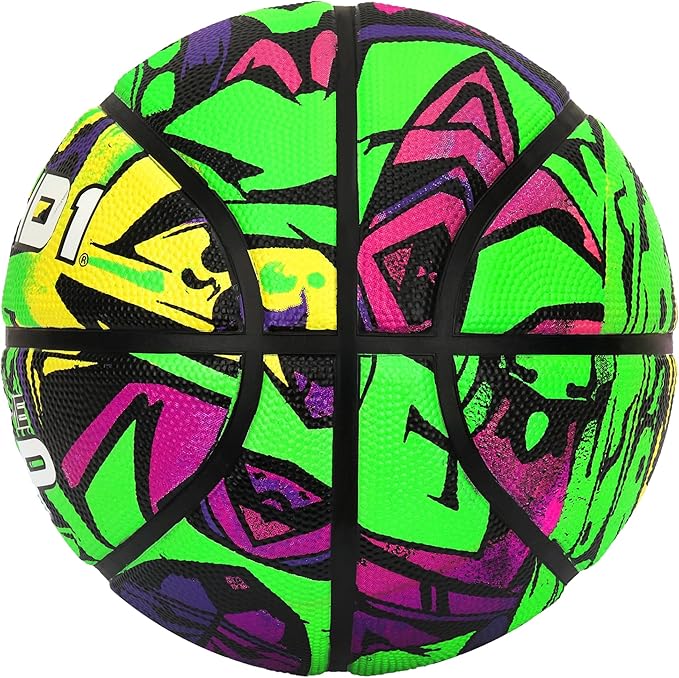 AND1 Supreme Grip Rubber Basketball: Official Regulation Size 7 (29.5 inches) - Deep Channel Construction Streetball, Made for Indoor Outdoor Basketball Games