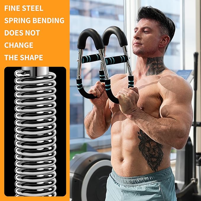 Twister Arm Trainer & Training Poster for Men & Women, Detachable Power Twister Home Fitness Equipment for Enhancing Upper Body Muscle – Portable Home Gym, Workout Equipment for Men & Women