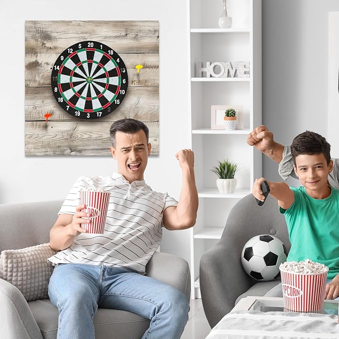Felt Wood Grain Dart Board Wall Protectors Square Dart Board Backing Tiles Dartboard Backboard Cork Backboard Alternative