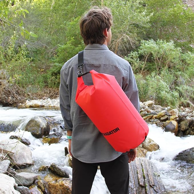 Waterproof Dry Bags 100% Water Proof Dry Bag with Detachable Shoulder Strap | Can Be Submersed in Water and Will Keep Your Gear Dry on the River, Lake, Raft, Kayak (10L, 20L, 30L, 50L)