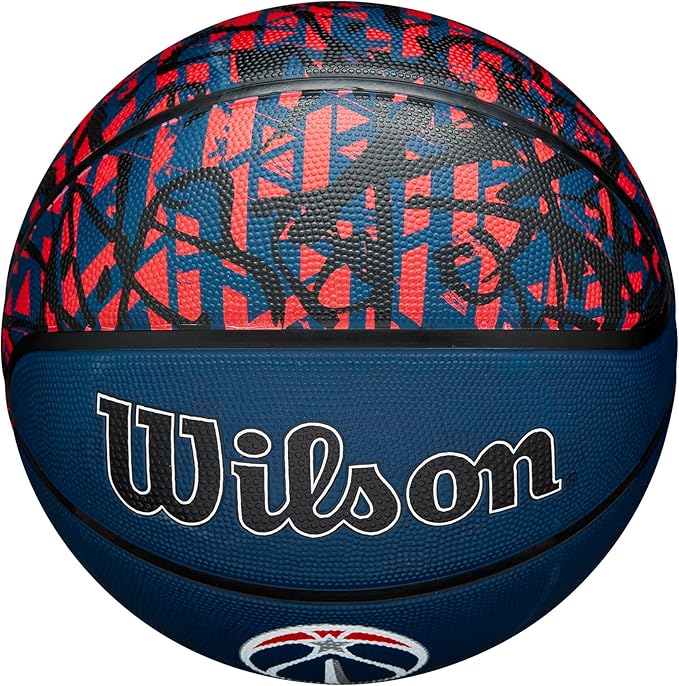 WILSON NBA Team Graffiti Basketballs - Size 7-29.5"