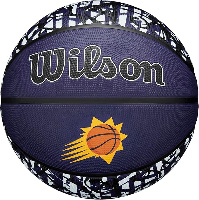 WILSON NBA Team Graffiti Basketballs - Size 7-29.5"