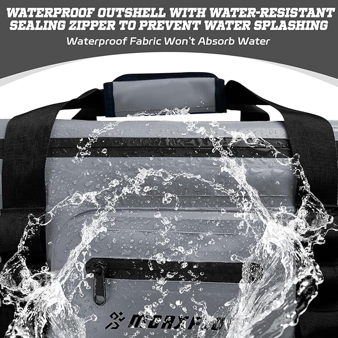 Waterproof Shell 24 cans Paddle Board Cooler Bag, Sup Deck,Kayak Cooler Bag Accessories