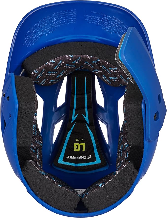 CHAMPRO HX Gamer Plus Batting Helmet with Reversible Jaw Guard