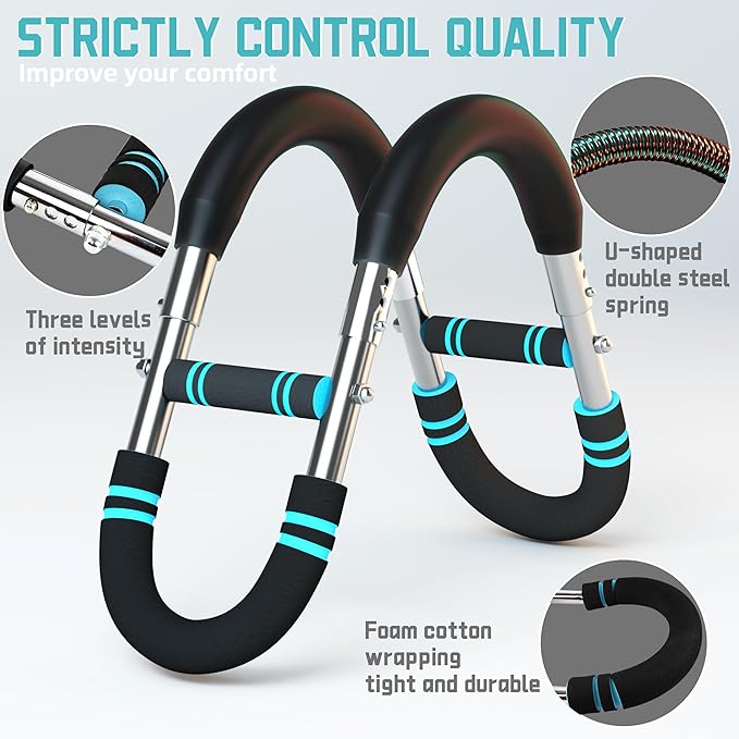 Twister Arm Trainer,Arm Exerciser for Men,Adjustable Chest Expander,Chest Workout Equipment,Arm Bar,Forearms Muscle Training Fitness Equipment,Strength Training Machine for Abdomen,HIPS,Back,Thigh